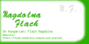 magdolna flach business card
